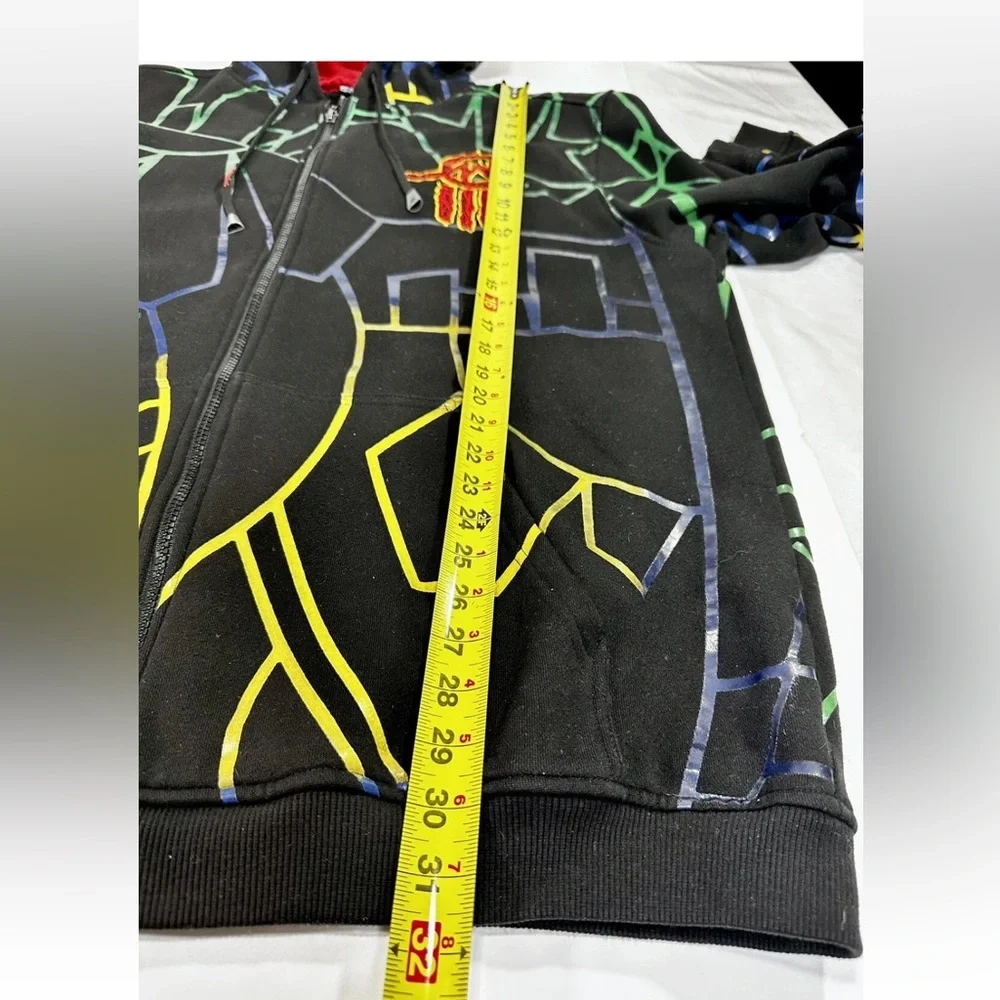 MISKEEN ORIGINALS ZIP HOODIE 2XLT EMBROIDERED GAMER SKATEBOARD-SEEN ON LIL ROMEO